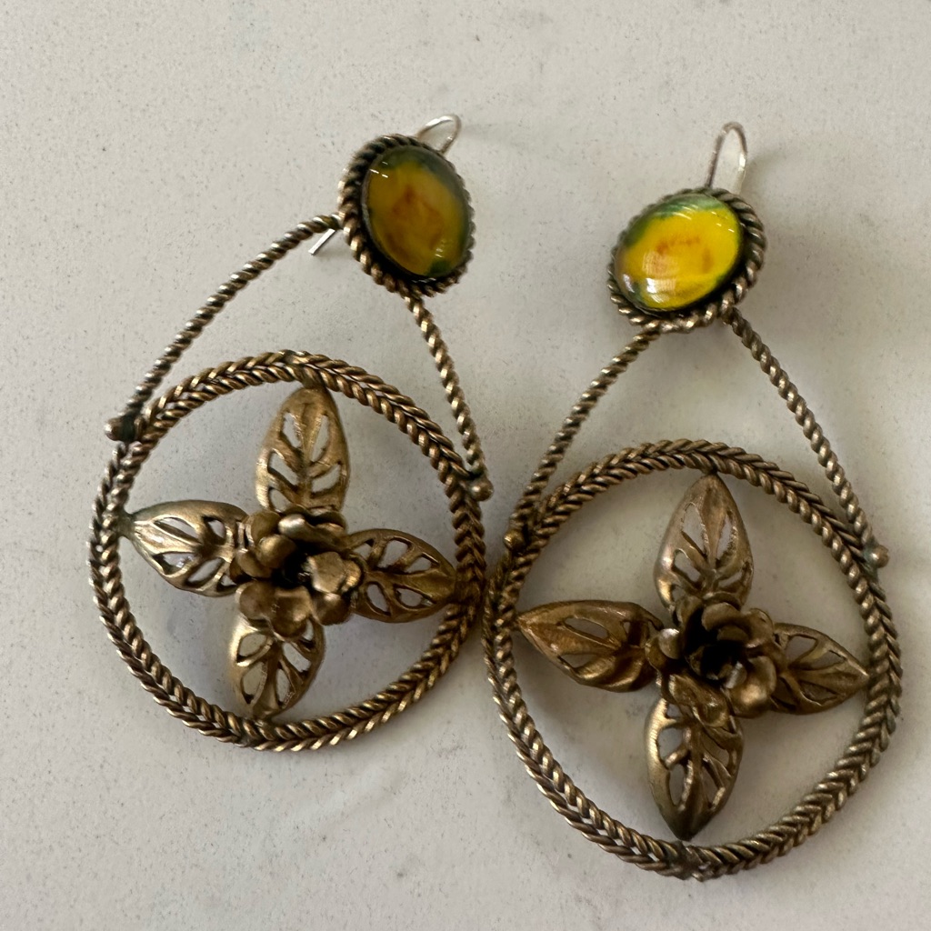 Virgin Saints &Angels Rare Earrings.